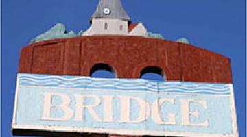 Bridge village sign