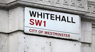 Whitehall street sign