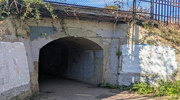 View of Hackington Tunnel in Canterbury