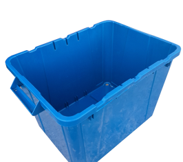Blue recycling box